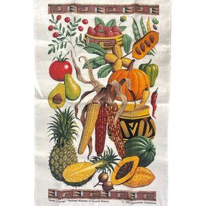 Seeds Change Smithsonian National Museum Natural History Linen Dish Towel 1991